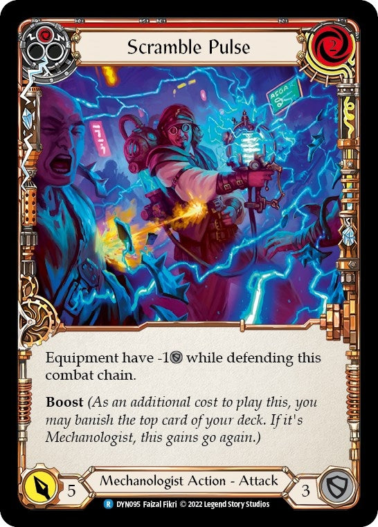 Scramble Pulse (Red) (95) [DYN] - Flesh and Blood TCG Single