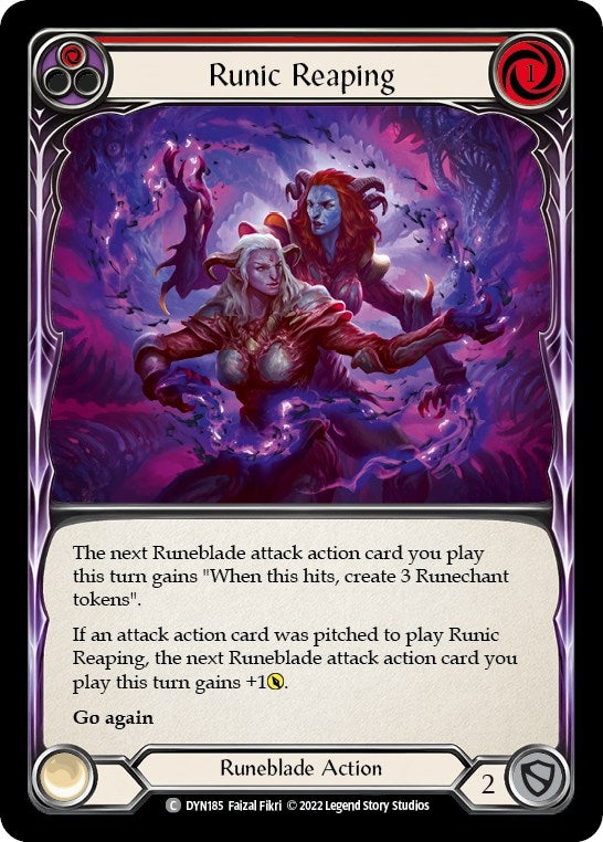 Runic Reaping (Red) (185) [DYN] - Flesh and Blood TCG Single