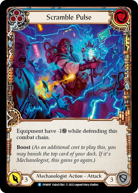 Scramble Pulse (Blue) (97) [DYN] - Flesh and Blood TCG Single