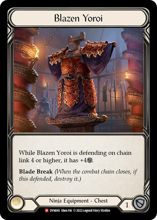 Blazen Yoroi (45) [DYN] - Flesh and Blood TCG Single