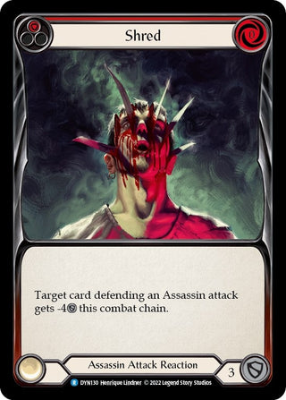 Shred (Red) (130) [DYN] - Flesh and Blood TCG Single