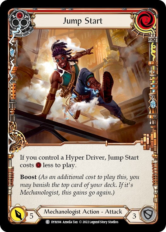 Jump Start (Red) (104) [DYN] - Flesh and Blood TCG Single