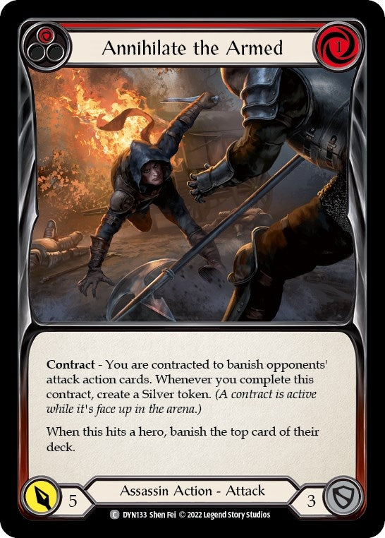 Annihilate the Armed (Red) (133) [DYN] - Flesh and Blood TCG Single