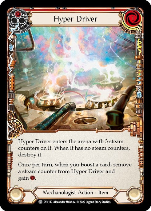 Hyper Driver (Red) (110) [DYN] - Flesh and Blood TCG Single