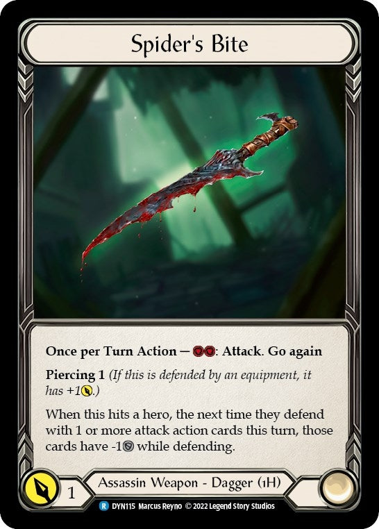 Spider’s Bite (115) (115) [DYN] - Flesh and Blood TCG Single