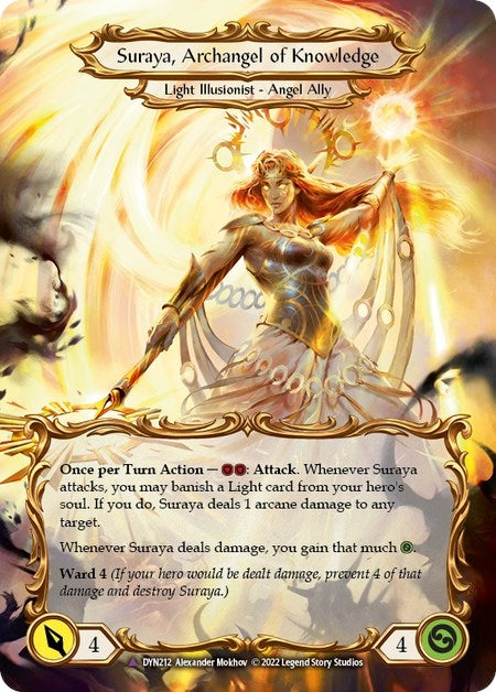 Invoke Suraya // Suraya Archangel of Knowledge (Marvel) (212) [DYN] - Flesh and Blood TCG Single