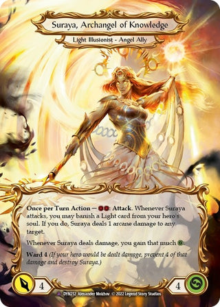 Invoke Suraya // Suraya Archangel of Knowledge (Marvel) (212) [DYN] - Flesh and Blood TCG Single