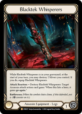 Blacktek Whisperers (117) [DYN] - Flesh and Blood TCG Single