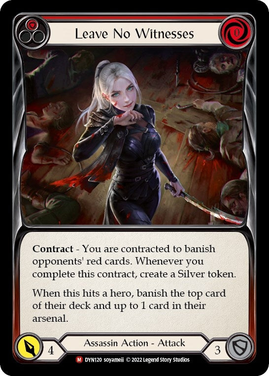 Leave No Witnesses (120) [DYN] - Flesh and Blood TCG Single