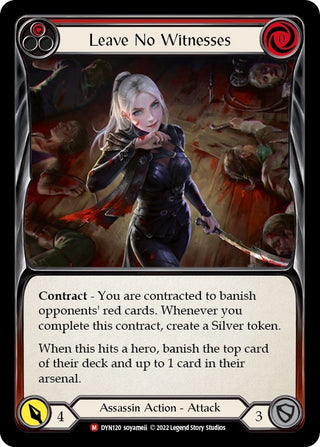 Leave No Witnesses (120) [DYN] - Flesh and Blood TCG Single