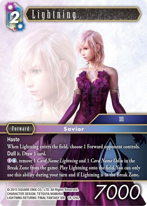 Lightning (Legend) (18) [18] - Final Fantasy TCG Single
