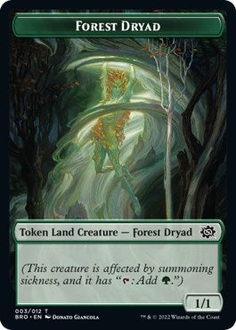 Forest Dryad Token (0) [BRO] - MTG Single