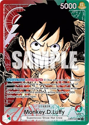 Monkey.D.Luffy (003) (Parallel) (1003) (OP01) - One Piece Card Game Single