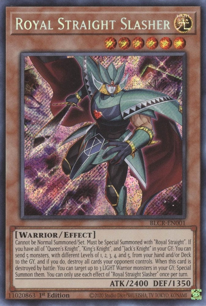 Royal Straight Slasher (1) (BLCR) - YuGiOh Single