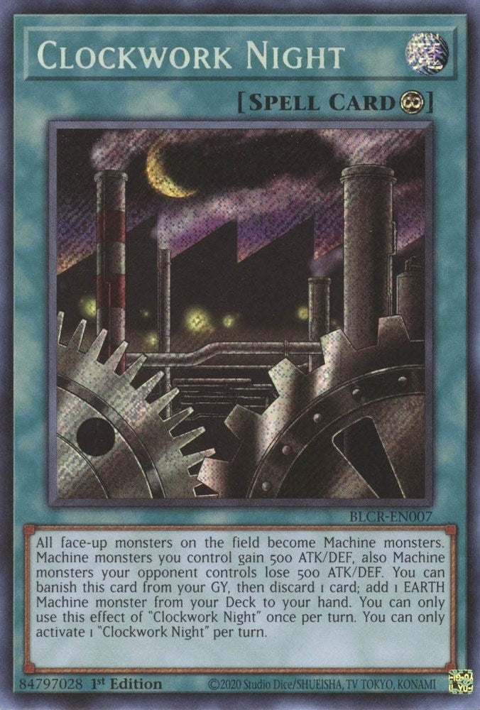 Clockwork Night (7) (BLCR) - YuGiOh Single