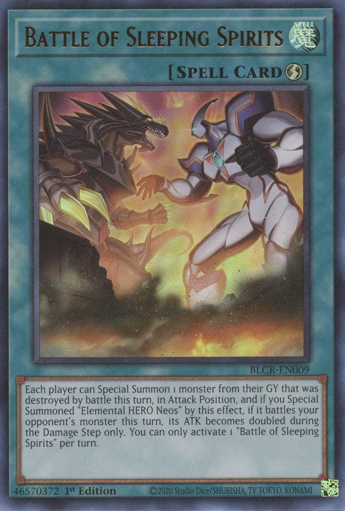 Battle of Sleeping Spirits (9) (BLCR) - YuGiOh Single