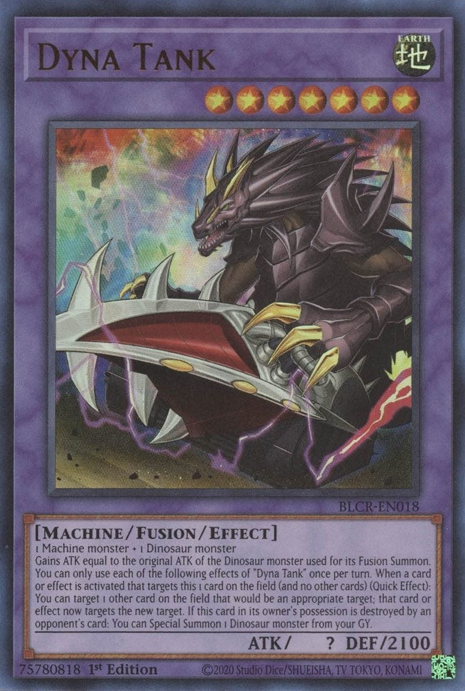 Dyna Tank (18) (BLCR) - YuGiOh Single