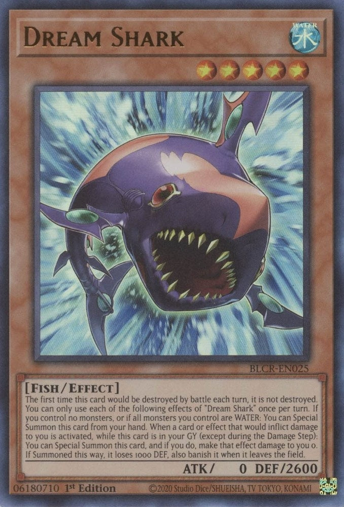 Dream Shark (25) (BLCR) - YuGiOh Single