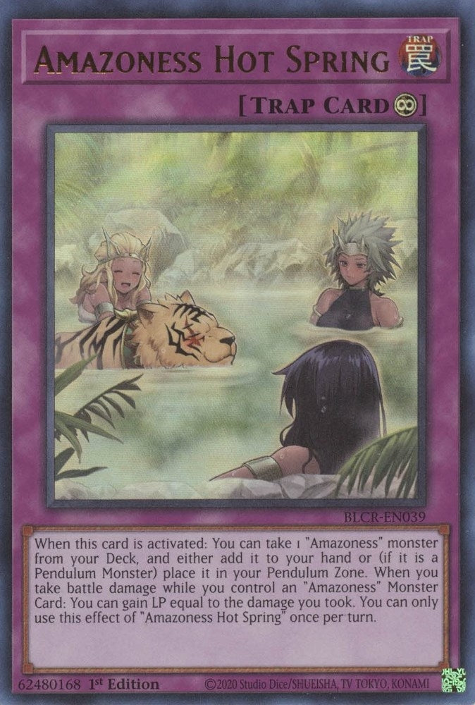 Amazoness Hot Spring (39) (BLCR) - YuGiOh Single