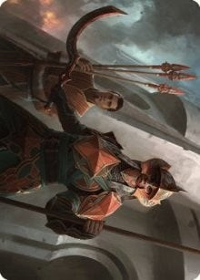 Siege Veteran Art Card (3) [ASBRO] - MTG Single