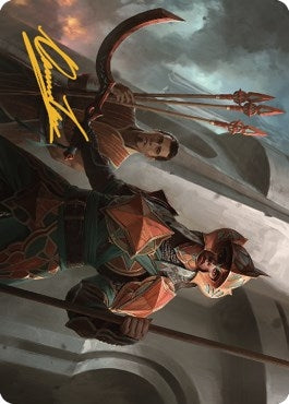 Siege Veteran Art Card (Gold-Stamped Signature) (3) [ASBRO] - MTG Single