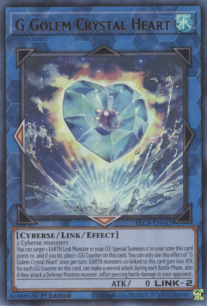 G Golem Crystal Heart (42) (BLCR) - YuGiOh Single