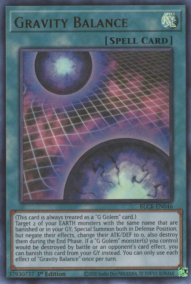 Gravity Balance (46) (BLCR) - YuGiOh Single
