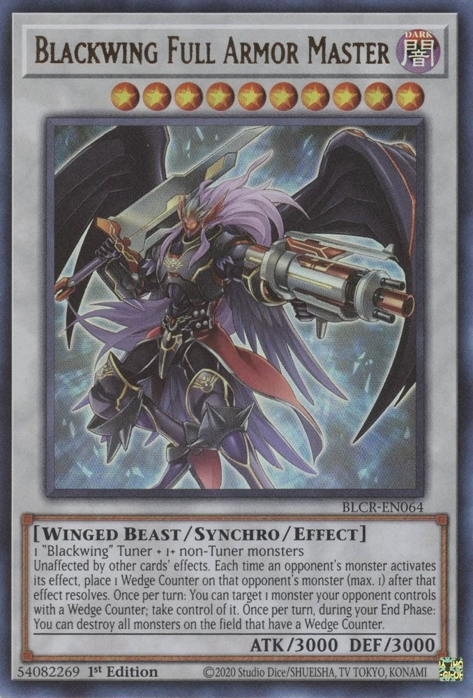 Blackwing Full Armor Master (64) (BLCR) - YuGiOh Single