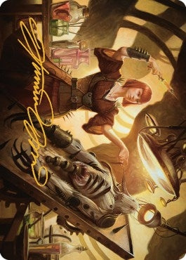 Ashnod Flesh Mechanist Art Card (Gold-Stamped Signature) (15) [ASBRO] - MTG Single