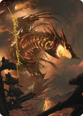 The Fall of Kroog Art Card (Gold-Stamped Signature) (20) [ASBRO] - MTG Single