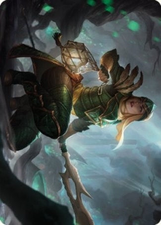 Argothian Opportunist Art Card (22) [ASBRO] - MTG Single