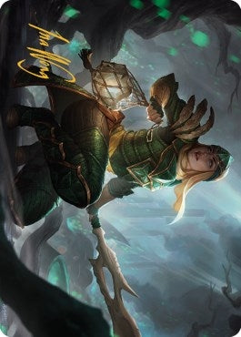 Argothian Opportunist Art Card (Gold-Stamped Signature) (22) [ASBRO] - MTG Single