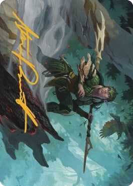 Gwenna Eyes of Gaea Art Card (Gold-Stamped Signature) (25) [ASBRO] - MTG Single