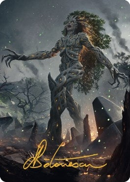 Titania Gaea Incarnate Art Card (Gold-Stamped Signature) (27) [ASBRO] - MTG Single