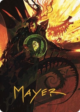 Mishra’s Command Art Card (Gold-Stamped Signature) (33) [ASBRO] - MTG Single