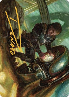Urza Powerstone Prodigy Art Card (Gold-Stamped Signature) (35) [ASBRO] - MTG Single