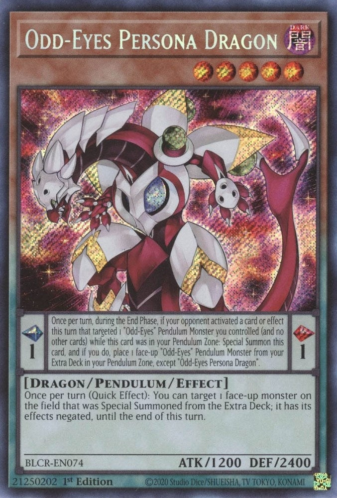 Odd-Eyes Persona Dragon (74) (BLCR) - YuGiOh Single