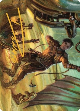 Mishra Excavation Prodigy Art Card (Gold-Stamped Signature) (36) [ASBRO] - MTG Single