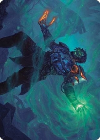 Mishra Claimed by Gix Art Card (37) [ASBRO] - MTG Single