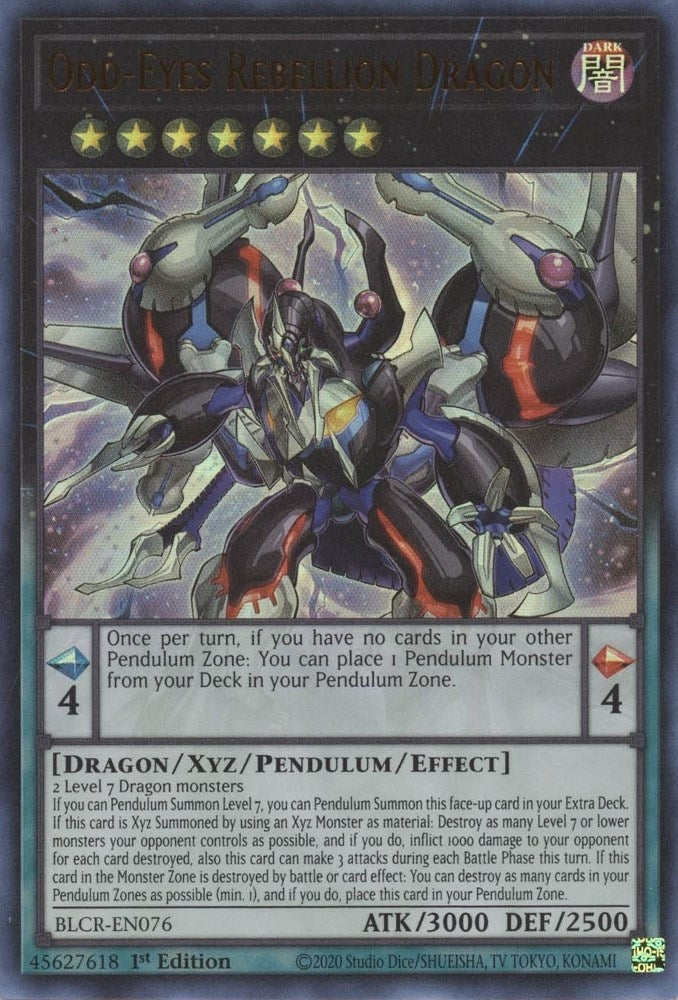 Odd-Eyes Rebellion Dragon (76) (BLCR) - YuGiOh Single