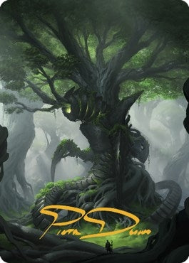 Forest Art Card (Gold-Stamped Signature) (53) [ASBRO] - MTG Single