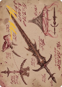 Blackblade Reforged Art Card (Gold-Stamped Signature) (56) [ASBRO] - MTG Single