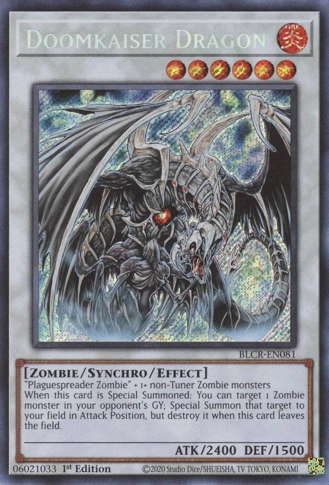 Doomkaiser Dragon (81) (BLCR) - YuGiOh Single