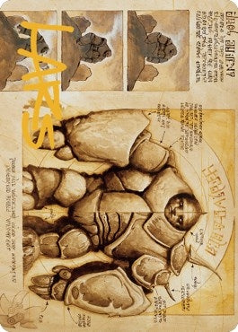 Precursor Golem Art Card (Gold-Stamped Signature) (72) [ASBRO] - MTG Single