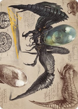 Psychosis Crawler Art Card (Gold-Stamped Signature) (73) [ASBRO] - MTG Single
