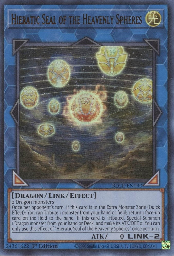 Hieratic Seal of the Heavenly Spheres (90) (BLCR) - YuGiOh Single