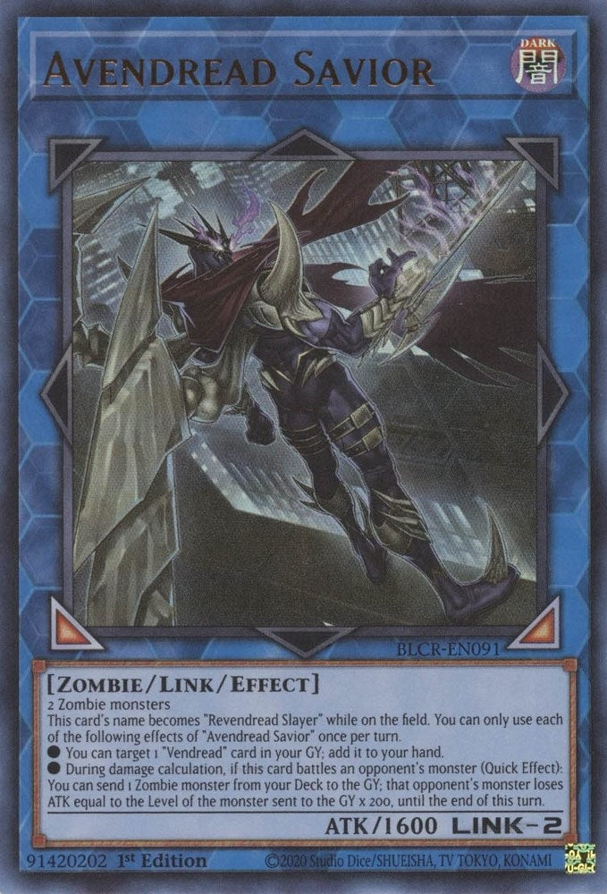 Avendread Savior (91) (BLCR) - YuGiOh Single