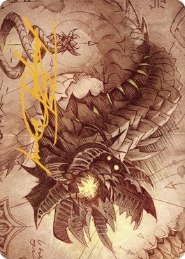 Wurmcoil Engine Art Card (Gold-Stamped Signature) (81) [ASBRO] - MTG Single