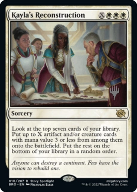 Kayla’s Reconstruction (10) [PPBRO] - MTG Single