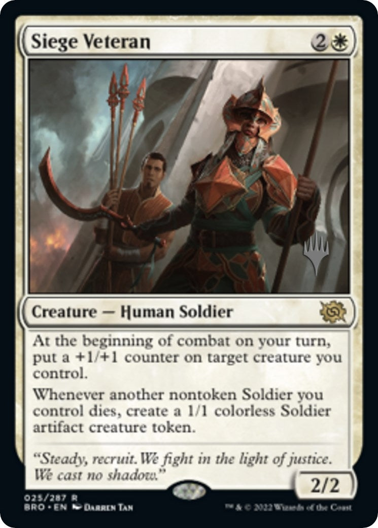 Siege Veteran (25) [PPBRO] - MTG Single